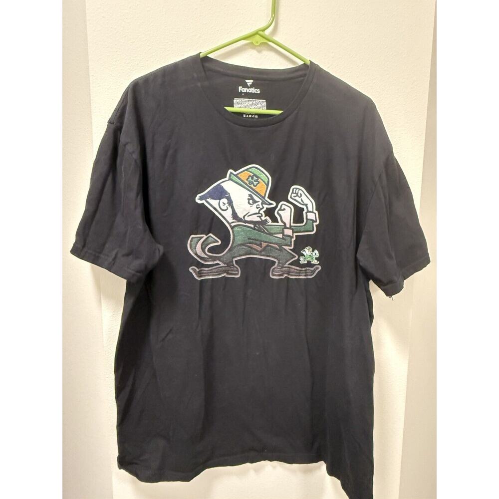 Notre Dame‎ Fighting Irish Black T-shirt Men's L/XL